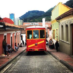 colonial_strees_bogota_old_tram_mountains_street_artist_private_candelaria_walking_tour_zebra_fisgona_tours_bogota